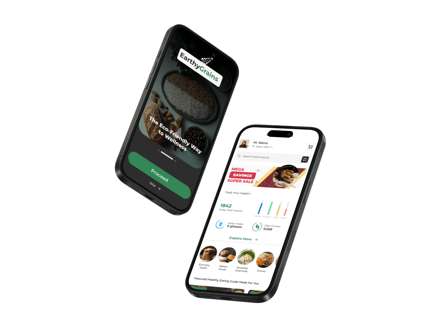 Earthy Grains Mobile App